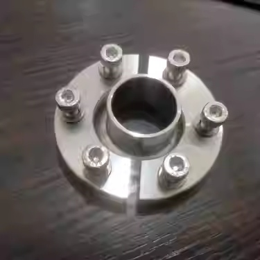 Stainless steel aluminum vacuum KF crescent clamp bulkhead clamp ring neck clamp vacuum pump chamber wall clamp